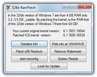 windows 7 starter 4gb ram patch
